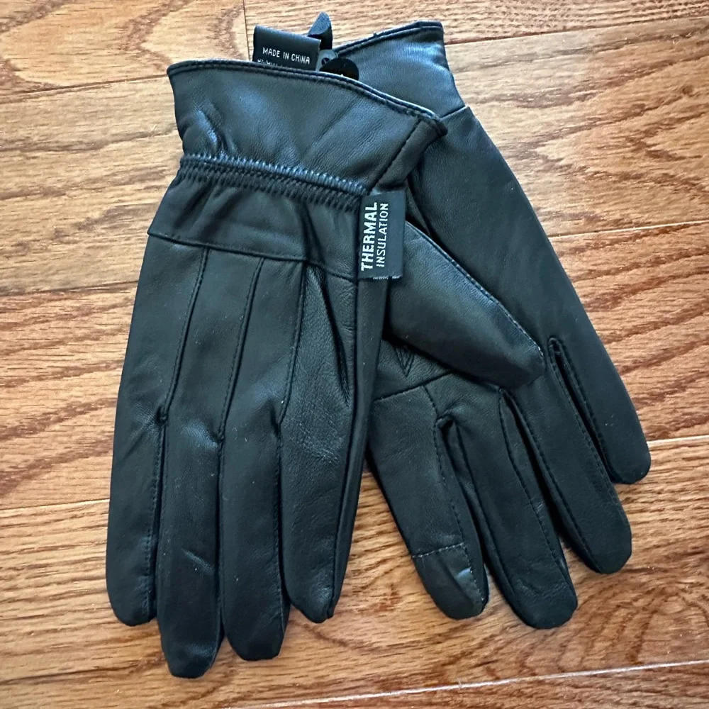 New Alpine Swiss Women’s Dressy Gloves 100% Leather Thermal Insulation, Sz M.